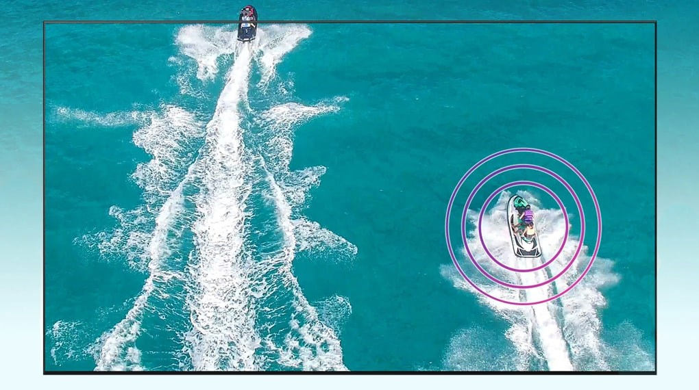 Công nghệ Object Tracking Sound Lite (OTS Lite) giúp âm thanh di chuyển theo chuyển động hình ảnh, tạo hiệu ứng âm thanh vòm sống động.