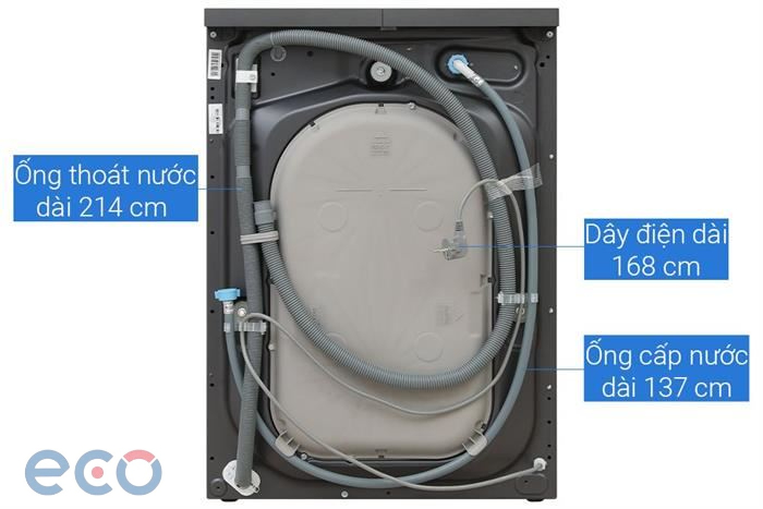 Máy giặt sấy Electrolux UltimateCare 700 Inverter giặt 11 kg - sấy 7 kg EWW1143R7SC