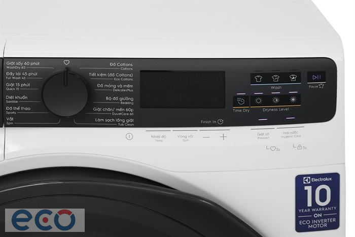 Máy giặt sấy Electrolux UltimateCare 500 Inverter giặt 11 kg - sấy 7 kg EWW1123P5WC