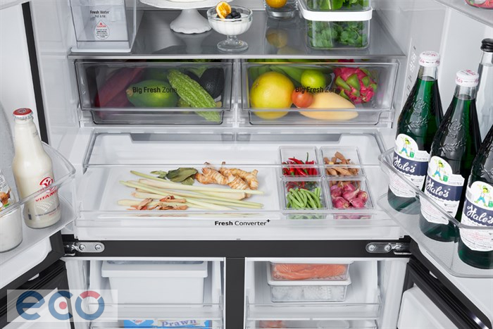 Tủ lạnh LG Inverter 617 lít Multi Door InstaView LFB61BLGAI