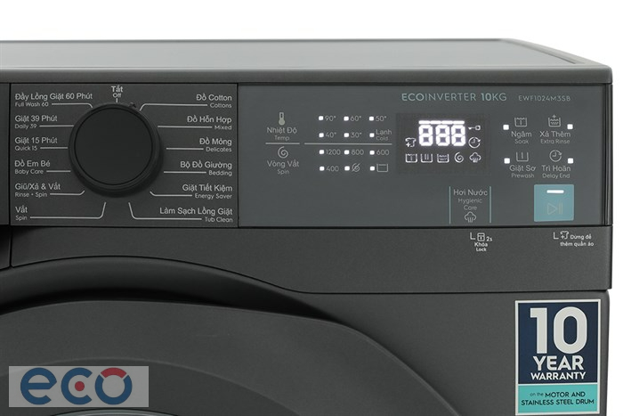 Máy giặt Electrolux UltimateCare 300 Inverter 10 kg EWF1024M3SB