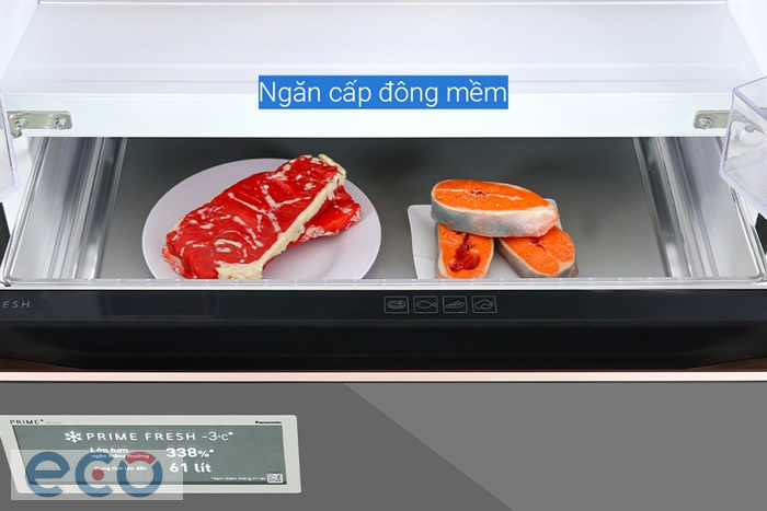 Tủ lạnh Panasonic Inverter 540 lít Multi Door PRIME+ Edition NR-YW590YMMV
