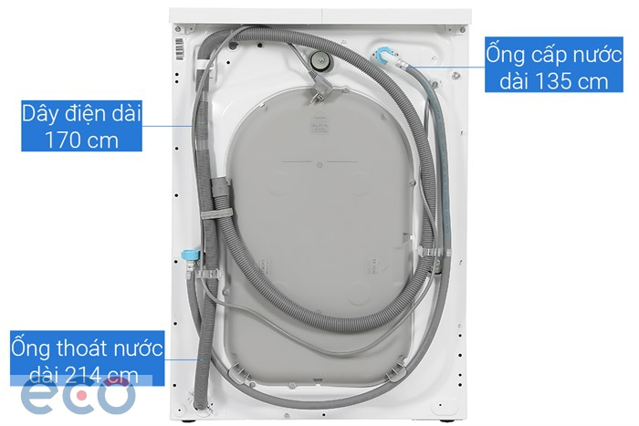 Máy giặt sấy Electrolux UltimateCare 500 Inverter giặt 9 kg - sấy 6 kg EWW9024P5WB