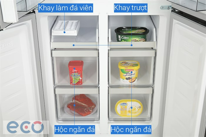 Tủ lạnh Hitachi Inverter 464 lít Multi Door HR4N7520DSWDXVN