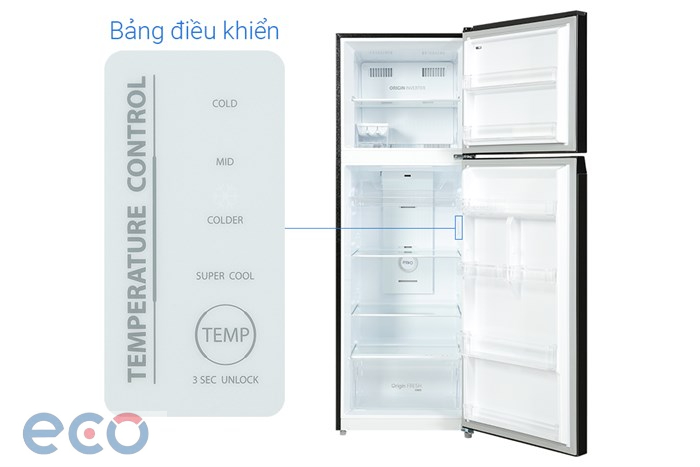 Tủ lạnh Toshiba Inverter 338 lít GR-RT468WE-PMV(58)-MM