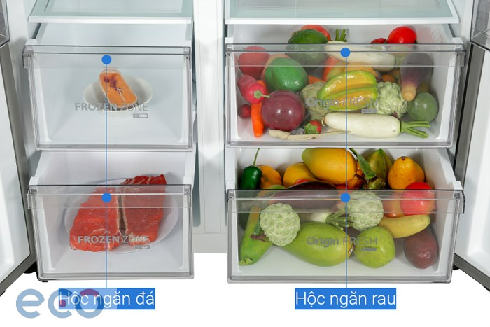 Tủ lạnh Toshiba Inverter 568 lít Side By Side GR-RS755WIA-PGV(22)-XK