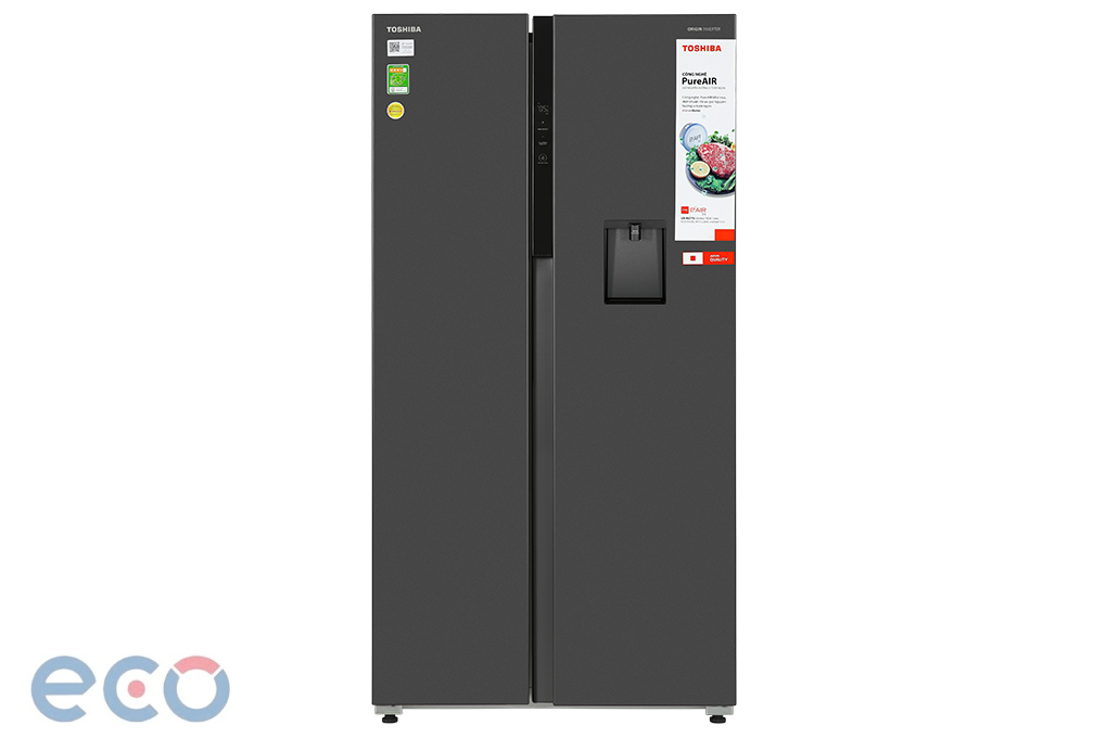 Tủ lạnh Toshiba Inverter 596 lít Side By Side GR-RS775WI-PMV(06)-MG