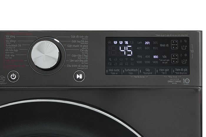 Máy giặt sấy LG Inverter 11/7 Kg FV1411H3BA Chính hãng, Giá tốt
