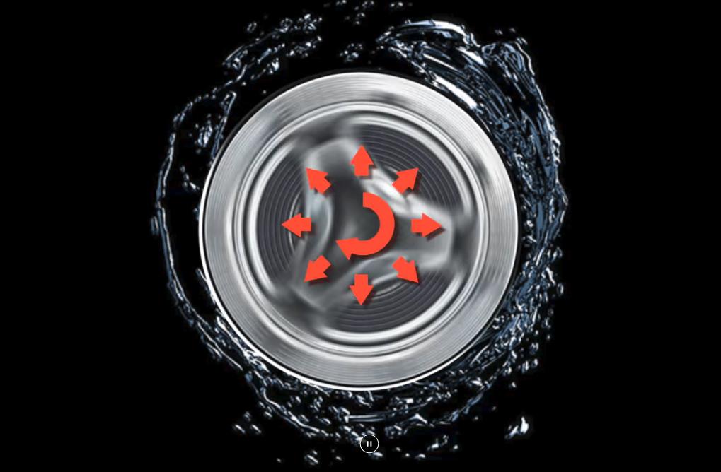 Máy giặt LG AI Inverter FB1209S6W1 sở hữu công nghệ giặt 6 chuyển động (6 Motion DD)