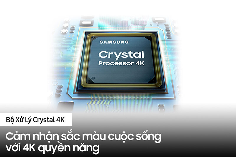 Smart Tivi Samsung 4K 50 inch 50DU7000 Crystal UHD sở hữu bộ xử lý Crystal 4k