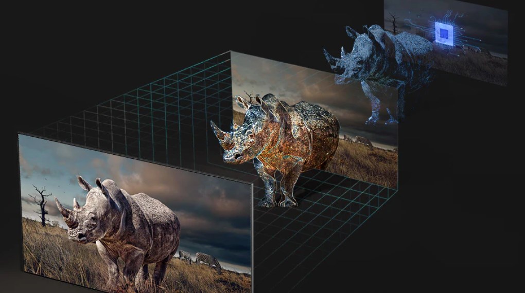 Smart Samsung Tivi OLED AI 4K 65 inch QA65S90D công nghệ real depth enhancer