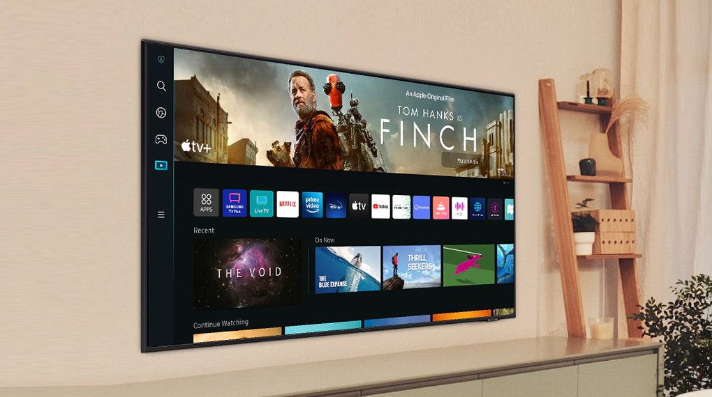 Smart Tivi Samsung QLED 4K 50 inch QA50Q60C chạy hệ điều hành Tizen thân thiện với người dùng